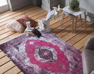Originální vintage koberec růžové barvy Šířka: 160 cm | Délka: 230 cm