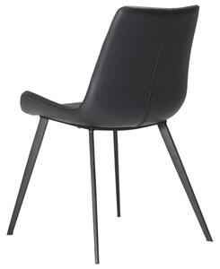 ​​​​​Dan-Form Černá koženková jídelní židle DAN-FORM Hype