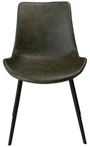 ​​​​​Dan-Form Zelená koženková jídelní židle DAN-FORM Hype