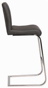 Barová židle Flex, černá ekokůže
