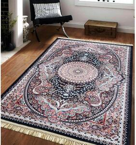 Nadčasový vintage koberec s červeným vzorováním Šířka: 200 cm | Délka: 300 cm