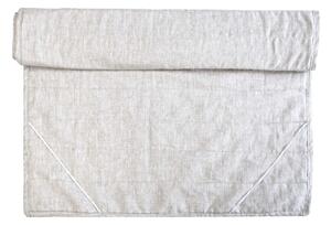 Snový svět Chránič matrace lněný Oatmeal Rozměr: 160 x 200 cm