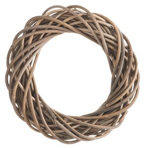 Šedo-přírodní ratanový věnec Rouny - Ø 35*6cm