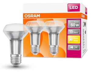 2 ks kvalitní LED žárovka E27 4,3 W STAR teplá bílá