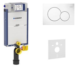 Geberit Modul pro zazdění, tlačítko bílé, zvukoizolační deska GK108SET1