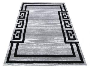 Šedo černý koberec s ornamentem Šířka: 80 cm | Délka: 150 cm