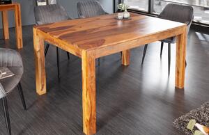 Moebel Living Masivní sheeshamový jídelní stůl Aspen 140x90 cm