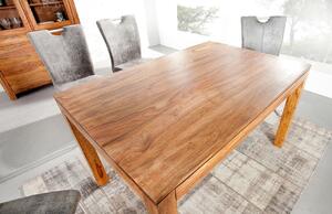 Moebel Living Masivní sheeshamový jídelní stůl Aspen 120x80 cm