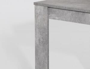 Jídelní set Doris G, imitace šedý beton