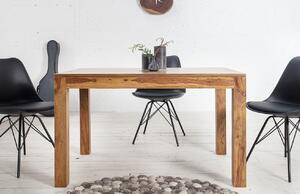 Moebel Living Masivní sheeshamový rozkládací jídelní stůl Aspen 120–200 x 80 cm