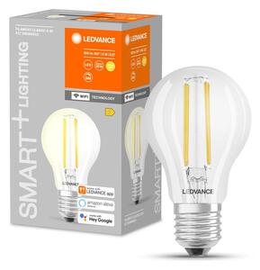 Chytrá stmívatelná WiFi LED žárovka E27 6W CLEAR, teplá bílá