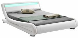 Manželská postel 180 cm Fanil (s roštem a LED). 808751