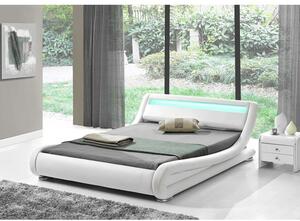 Manželská postel 160 cm Sampan (s roštem a LED). 808750
