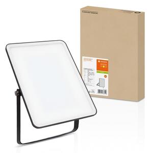 LED reflektor černý 50 W 3000 K IP65 ESSENTIAL, teplá bílá