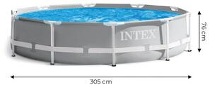 Kruhový zahradní bazén s filtračním čerpadlem 305 cm