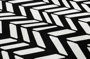 Kusový koberec Gerardo černo krémový 140x190cm