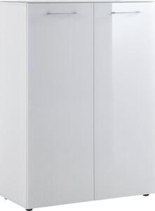 Bílý dřevěný botník Germania Scalea 3761 88 x 40 cm