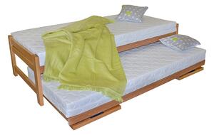 Dřevěná postel Duelo