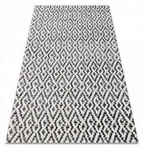 Kusový koberec Fabio černo krémový 80x150cm