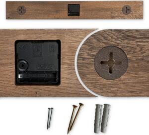 Dřevěné nástěnné hodiny s minimalistickým designem pro interiér | SENTOP MAS023-3073