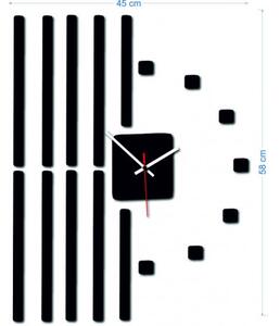 Moderní nalepovací hodiny z plexiskla – stylový design I SENTOP X0034