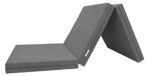 Skládací matrace pro hosty šedá 8 cm