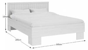 Manželská postel 160 cm Provense L1 (s roštom). 809017