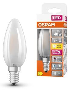 Matná LED stmívatelná žárovka E14 3,4 W SUPERSTAR, teplá bílá
