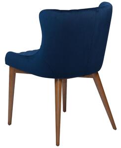 ​​​​​Dan-Form Královsky modrá sametová jídelní židle DAN-FORM Vetro