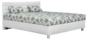 Blanář Manželská postel 180 cm - Blanář - Spa (bílá) (s rošty a matracemi Alena)