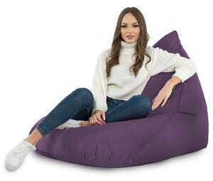 Plyšový sedací vak Primabag Lazy Bali fialová