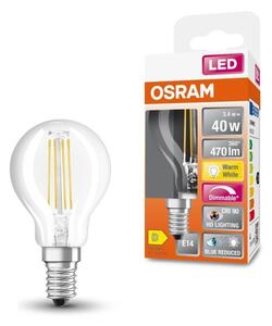 LED žárovka s redukcí modrého světla E14 3,4 W CLASSIC P, teplá bílá