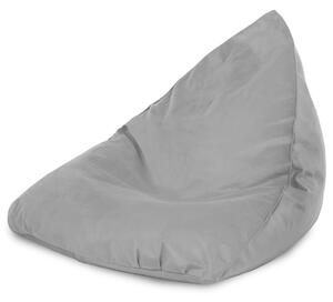 Plyšový sedací vak Primabag Lazy Bali šedá