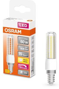Tenká stmívatelná LED žárovka E14 7 W SPECIAL T, teplá bílá