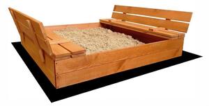 Impregnované dětské pískoviště s lavičkami