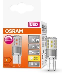 Speciální LED stmívatelná žárovka G9 3 W PIN, teplá bílá