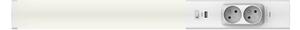 LED svítidlo Dual, 1x LED 18w 4000k, w, USB-A/C + zásuvky 230v