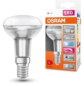 Reflektorová LED stmívatelná žárovka E14 4,8 W SUPERSTAR, studená bílá