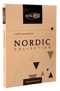 Bavlněné povlečení NORDIC COLLECTION GRID modré