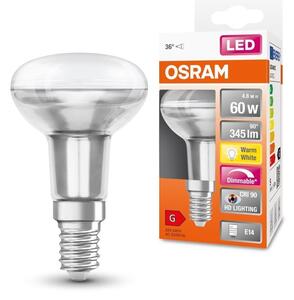 Reflektorová LED stmívatelná žárovka E14 4,8 W SUPERSTAR, teplá bílá