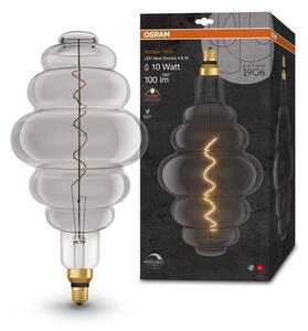Stmívatelná kouřová LED žárovka E27 4,8 W VINTAGE 1906, teplá bílá