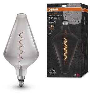 Kouřová stmívatelná LED žárovka E27 4 W VINTAGE CONE, teplá bílá