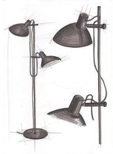Halo Design - Metropole Stojací Lampa 2 Antique Brass - Lampemesteren