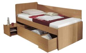 Dřevěná postel Oto