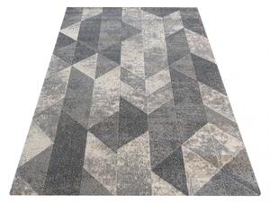 Elegantní vzorovaný koberec do obýváku šedé barvy Šířka: 80 cm | Délka: 150 cm