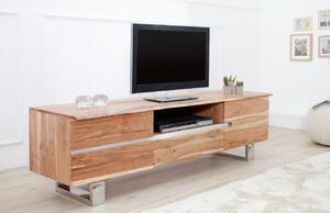 Moebel Living Masivní akátový TV stolek Holz 160x45 cm