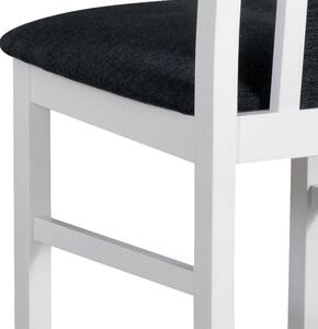Jídelní židle BOLS 14 bílá/tmavě šedá