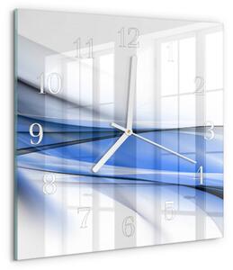 Skleněné hodiny Abstraktní čáry zskb-30x30-00079712