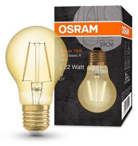 LED žárovka E27 2,5 W VINTAGE GOLD CLASSIC A, teplá bílá