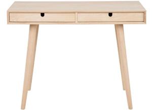 Scandi Přírodní dubový pracovní stůl Celia 74x45 cm